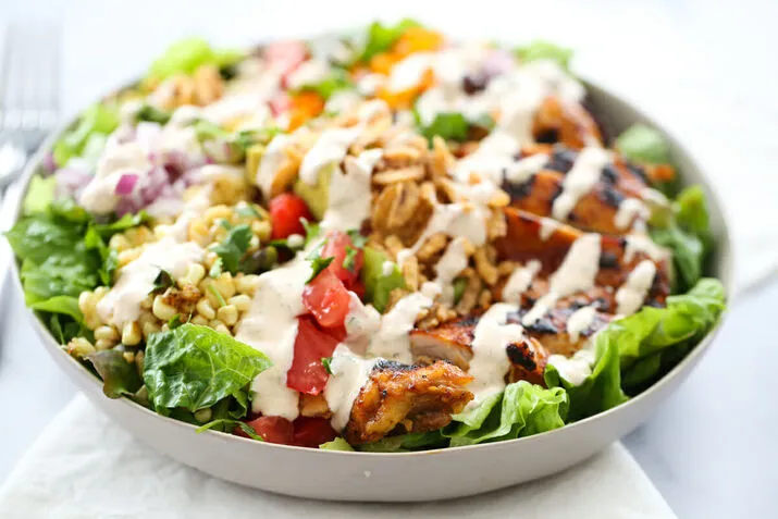 Storage and Serving Suggestions Chicken BBQ Ranch Salad