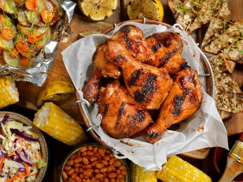 Serve your BBQ chicken drumsticks hot off the grill with your favorite sides, like coleslaw, corn on the cob, or a fresh garden salad.