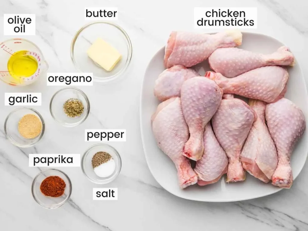 Ingredients for Grill Chicken Drumsticks