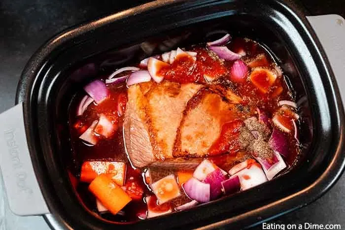 5-Ingredient Crock Pot Brisket Recipe!