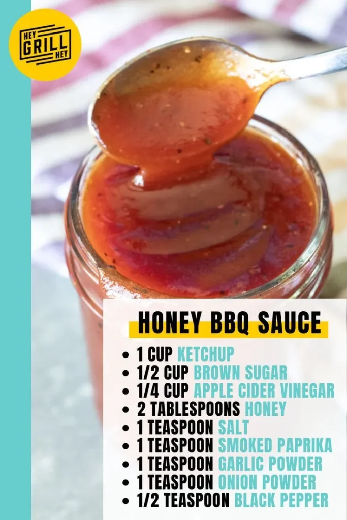 Ingredients to Homemade Honey BBQ Sauce