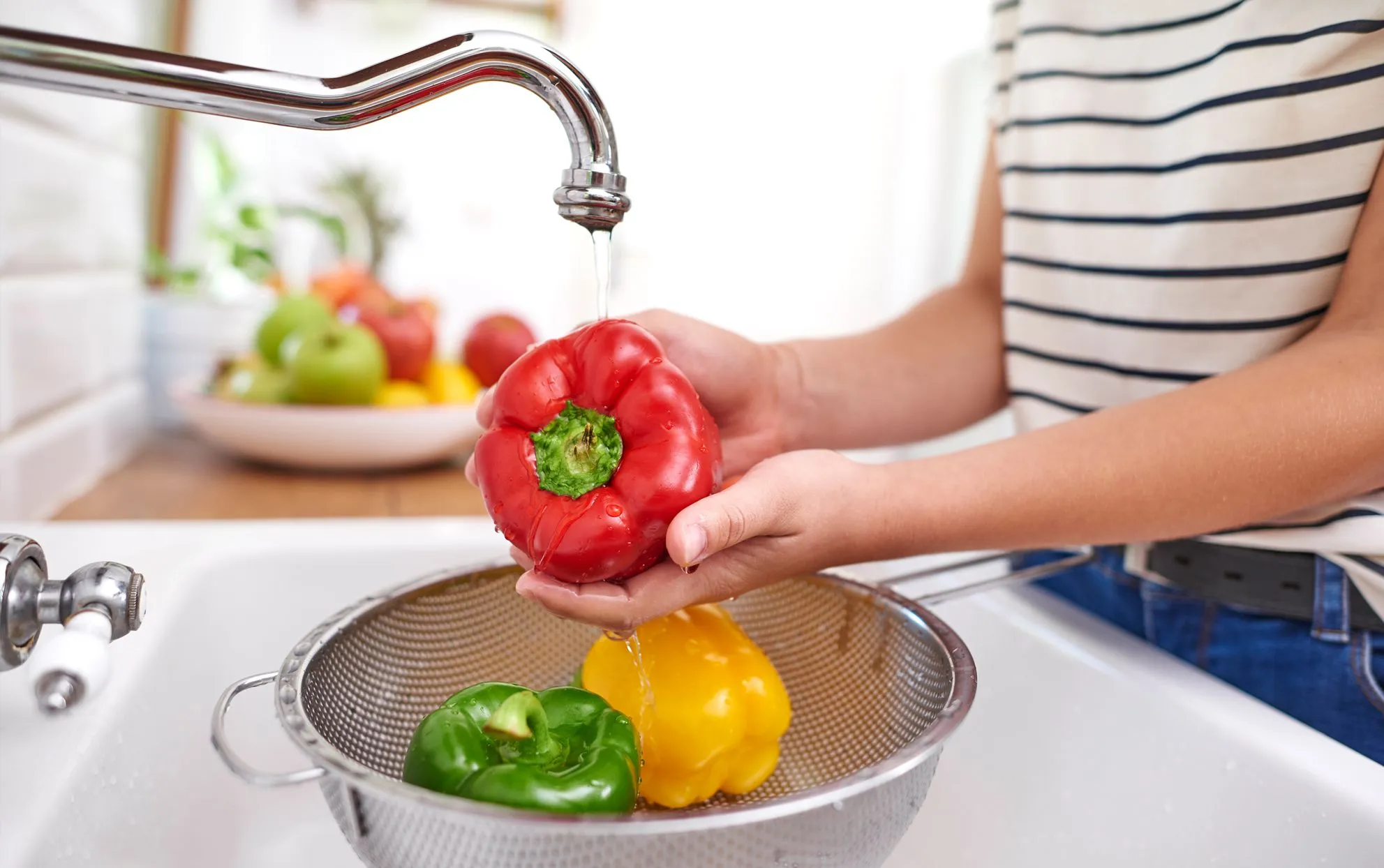 Cleaning and Chopping veg