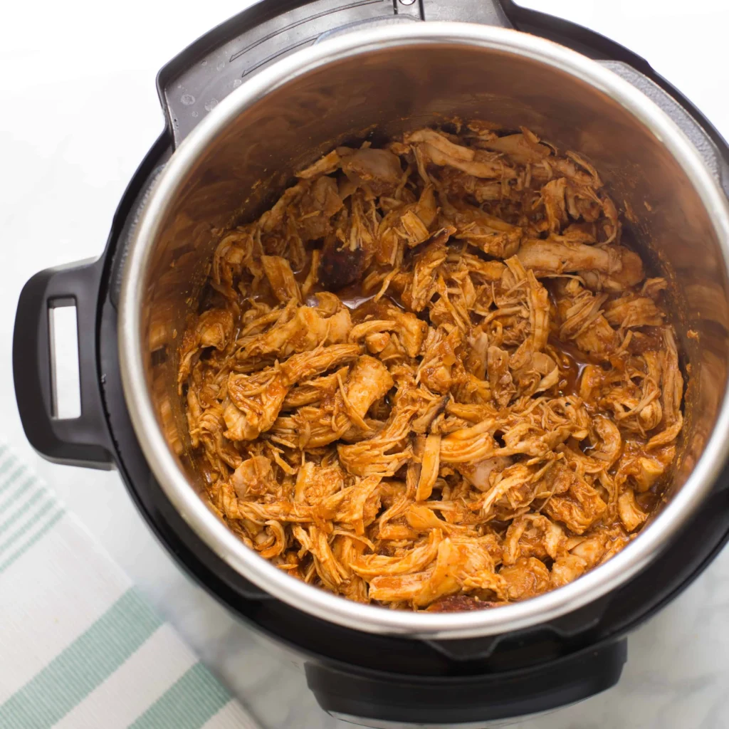 Cooking Methods for Shredded BBQ Chicken in instat pot