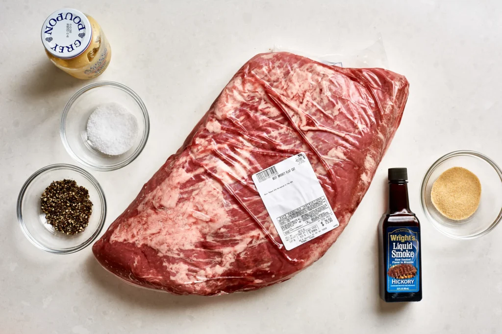 Gas BBQ Brisket Ingredients
