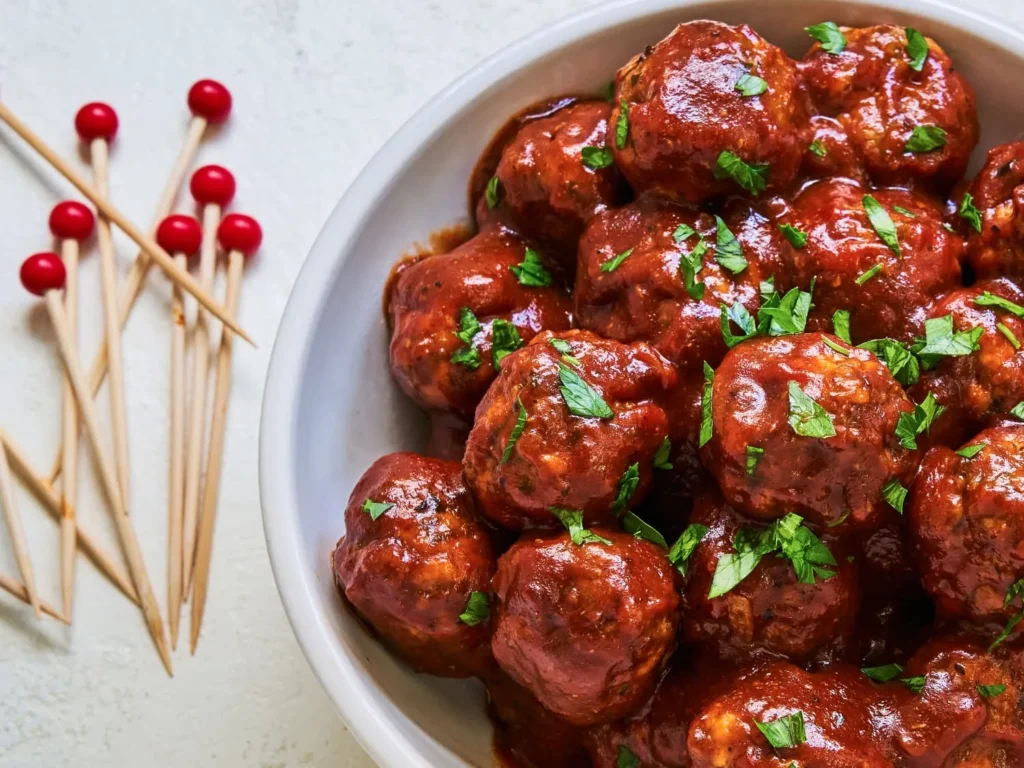 BBQ meatballs