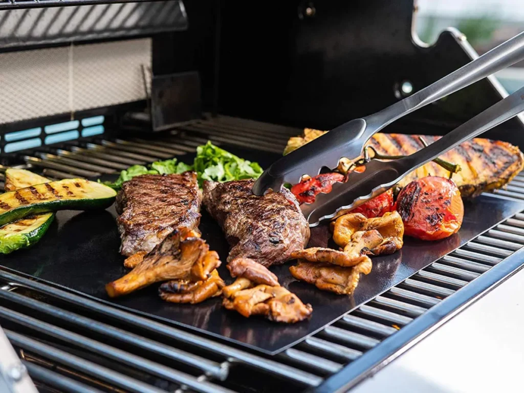 Preserving Flavor While Reducing Mess using grill mat