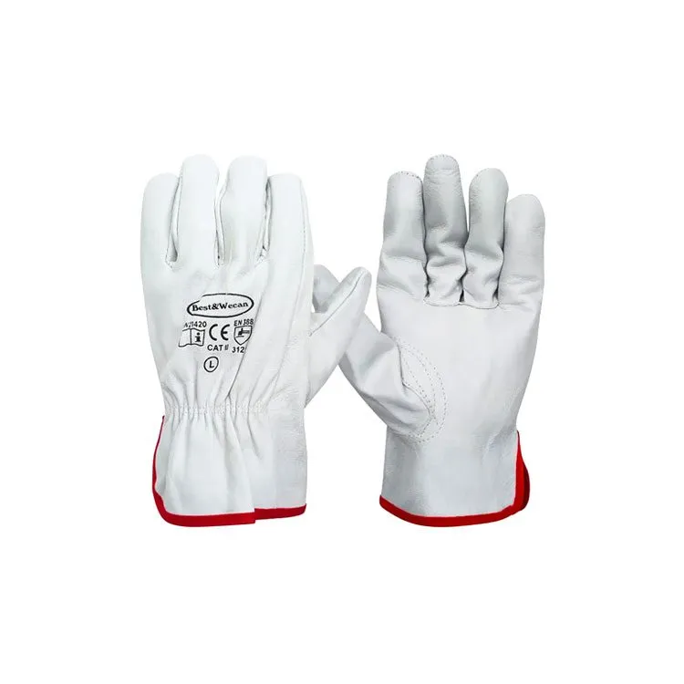 Goatskin Leather BBQ Gloves