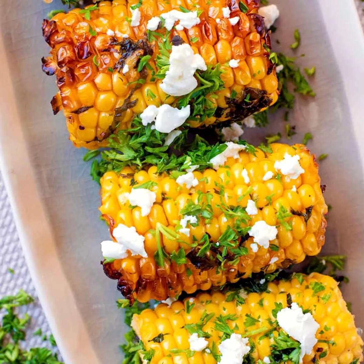 Herb Butter Grilled Corn
