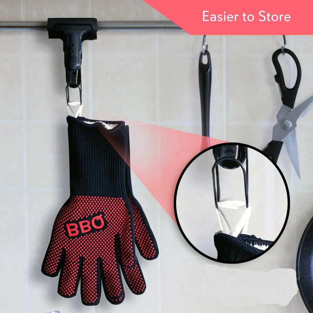 Storing of BBQ Gloves