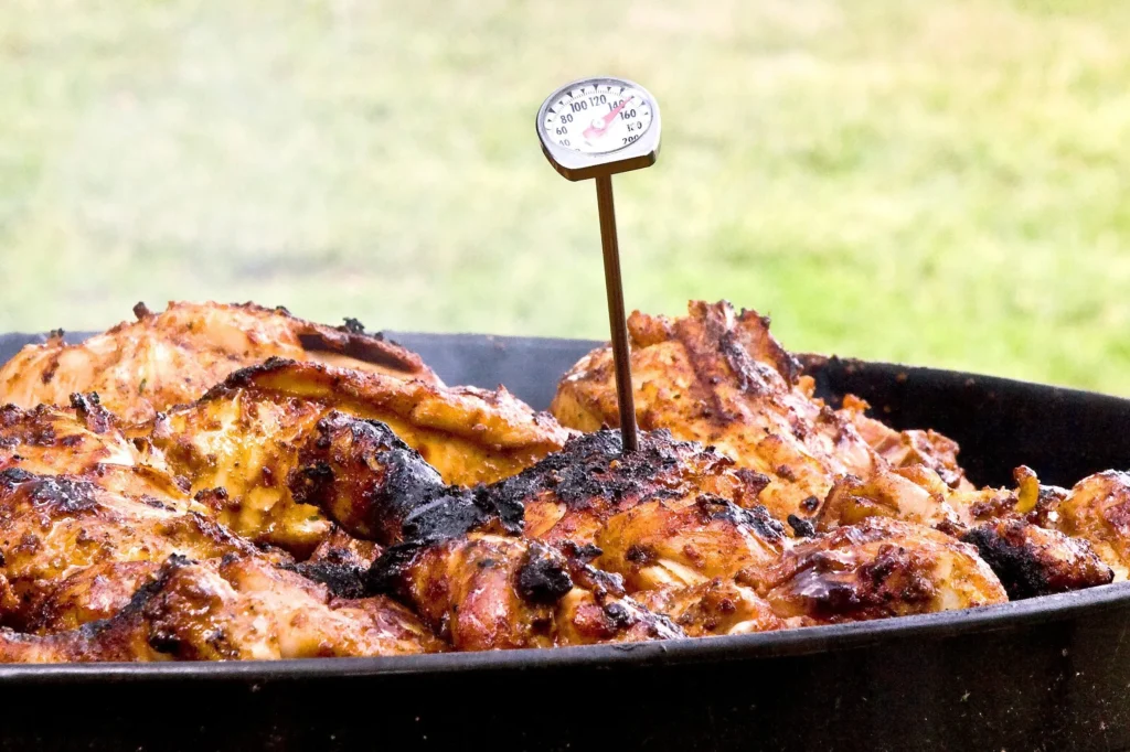 Use a Meat Thermometer for BBQ Quarter Chicken
