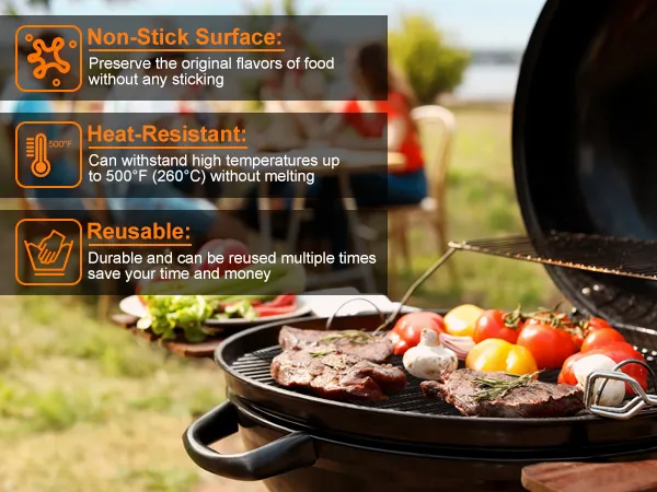 Enhancing Flavor and Safety Grilling mat