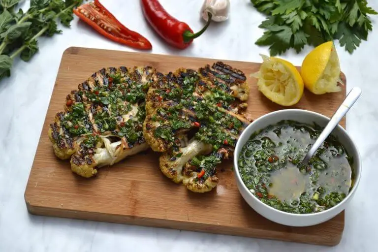 Ingredients for BBQ Cauliflower Steaks