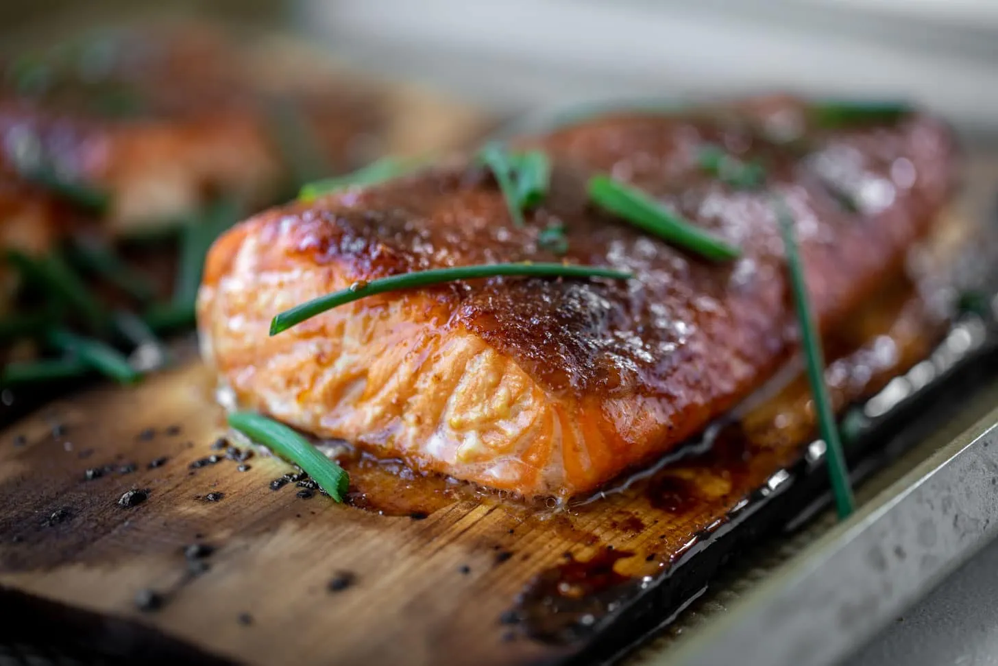BBQ Cedar Plank Salmon