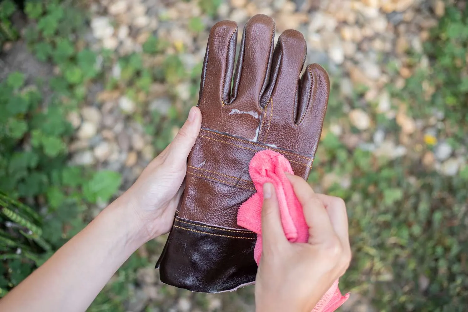 Deep Cleaning and Conditioning of  Leather BBQ Gloves