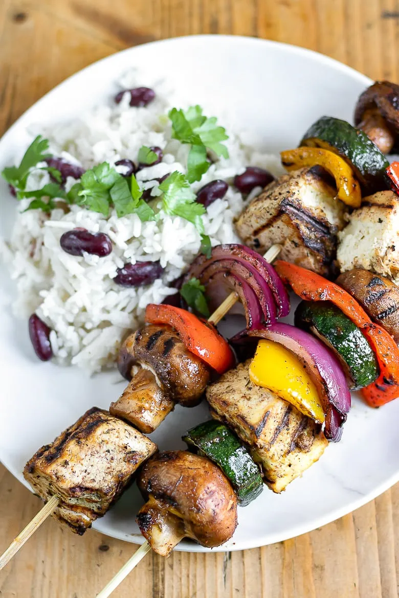 Creative Ways to Serve BBQ Tofu and Vegetables Skewers