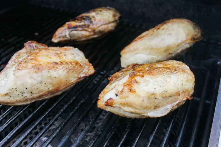 how long to bbq chicken breast with bone