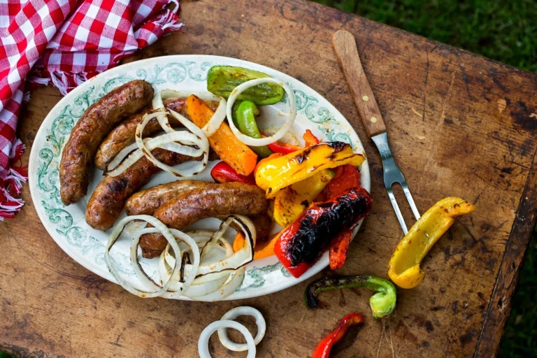 BBQ Smoked Sausage and Peppers