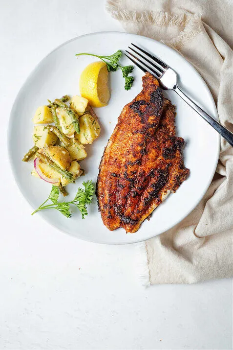 Side Dishes with BBQ Blackened Catfish