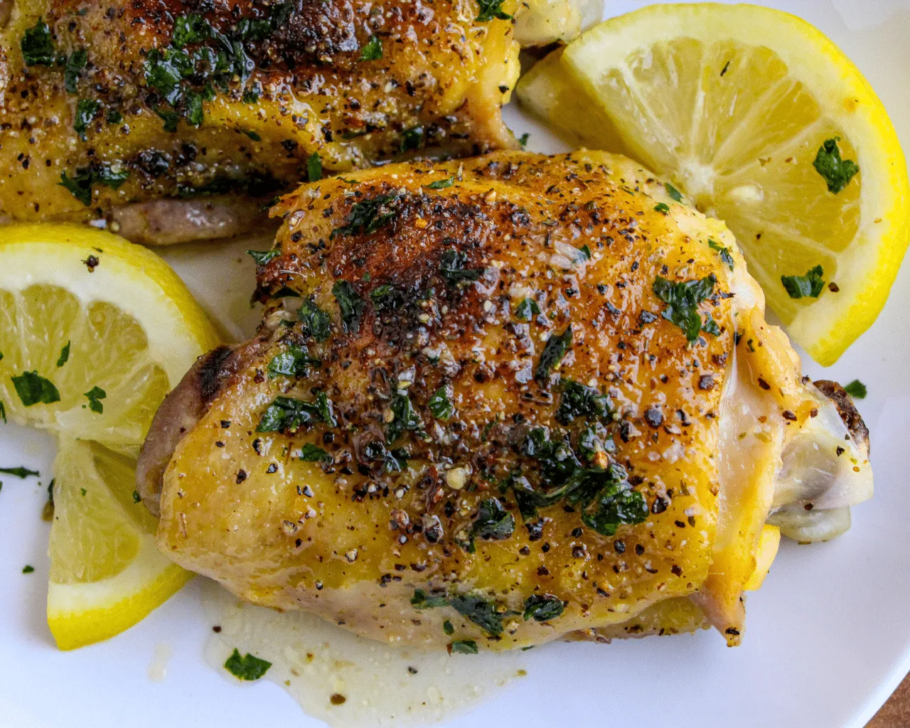 Recipe for BBQ Lemon Pepper Chicken Thighs
