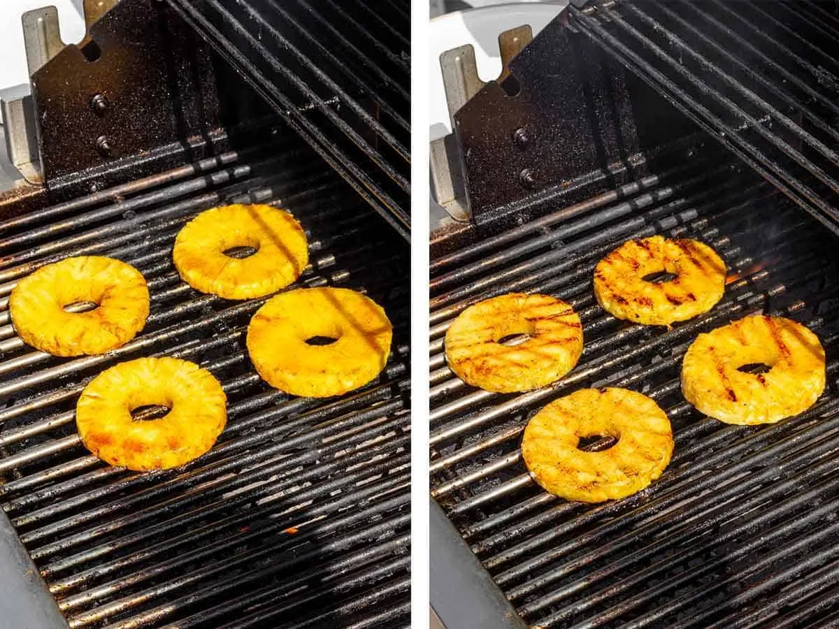 Grilling Instructions for Pineapple Slices