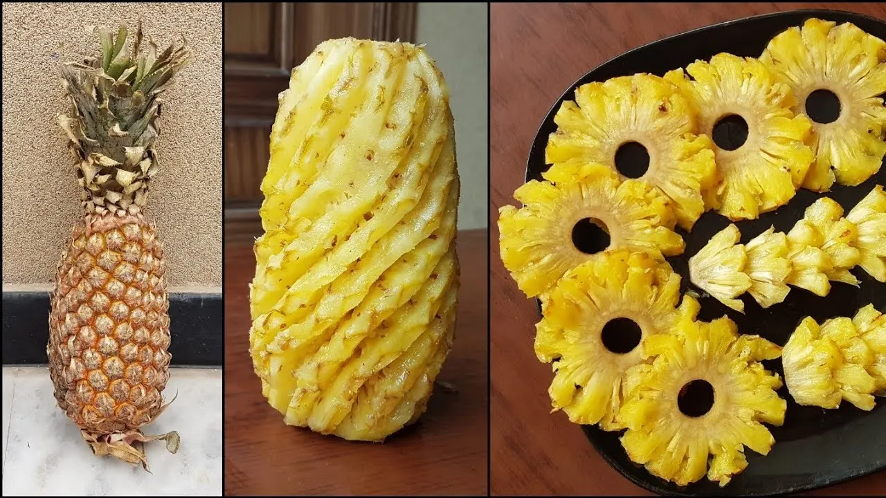 perfect pineapple prepare for grilling